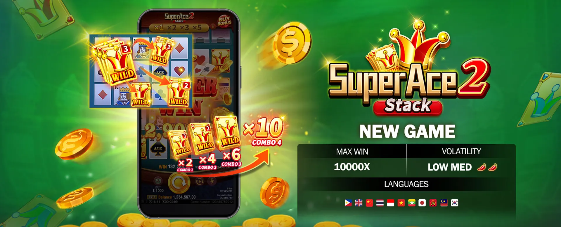 Secure online gaming platform banner